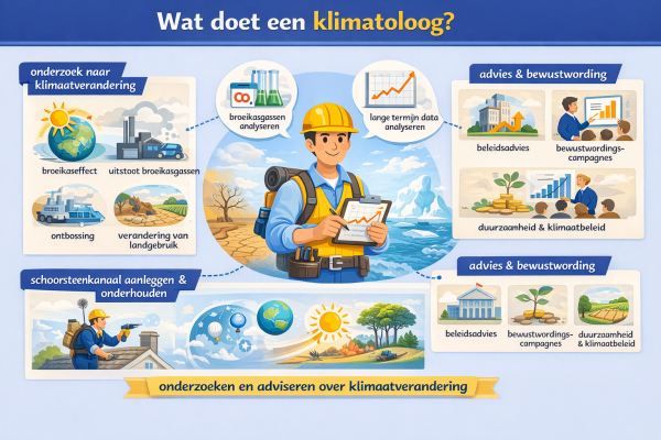 Alles over het beroep klimatoloog Wat doet een klimatoloog